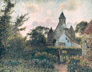 Church Of Knocke by Camille Jacob Pissarro