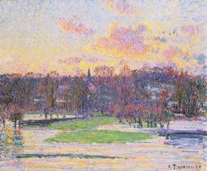 Flooded Sunset by Camille Jacob Pissarro