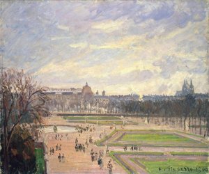 The Tuileries Garden, Painting by Camille Pissarro (1830-1903), oil on canvas