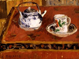 Still Life, Cup and Teapot, 1899 by Camille Jacob Pissarro