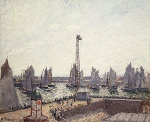 Outer Harbour and Cranes, Le Havre, 1903