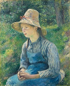 Peasant Girl with a Straw Hat