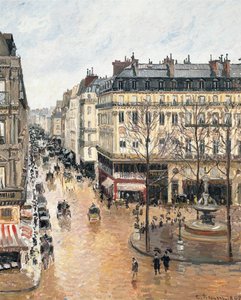 Rue Saint-Honoré in the Afternoon, Effect of Rain