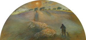 Shepherd and Sheep by Camille Jacob Pissarro