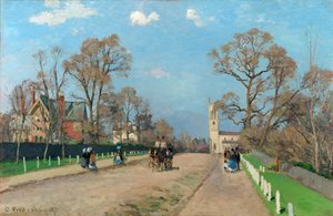 The Avenue, Sydenham by Camille Jacob Pissarro