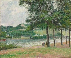 The Cours-la-Reine at Rouen, Overcast
