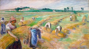 The Harvest by Camille Jacob Pissarro