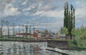 The Lock at Pontoise, 1872