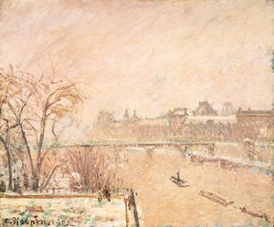 The Seine from the Pont-Neuf by Camille Jacob Pissarro