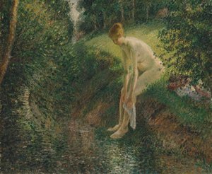 Bather in the Woods by Camille Jacob Pissarro