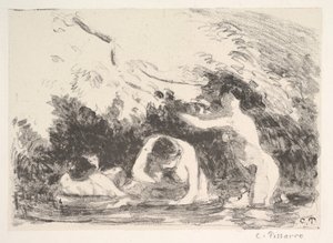 Bathers in the Shade of Wooded Banks