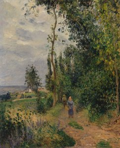Côte des Grouettes, near Pontoise by Camille Jacob Pissarro