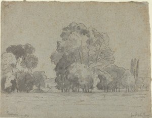 Grove of Trees by Camille Pissarro