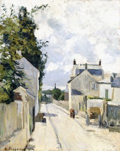 Hermitage Street, Pontoise by Camille Jacob Pissarro