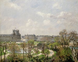 Jardin des Tuileries, Spring Morning by Camille Jacob Pissarro