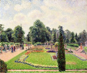 Kew Gardens - Path to the Great Glasshouse by Camille Jacob Pissarro