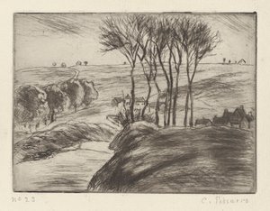 Landscape at Osny by Camille Pissarro