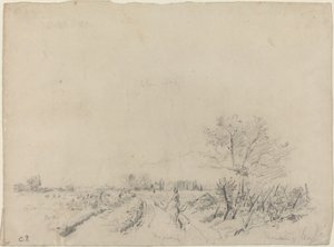 Montmorency Road, c. 1850-1860 by Camille Pissarro