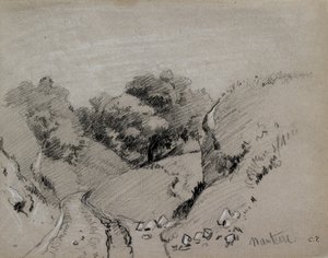 Nanterre, c1860 by Camille Pissarro