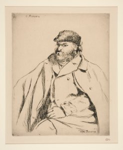 Paul Cézanne (Portrait of Cézanne) by Camille Pissarro