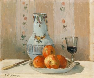 Still Life with Apples and Pitcher
