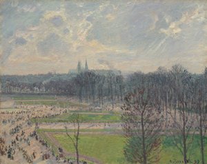 The Garden of the Tuileries on a Winter Afternoon, 1899 by Camille Jacob Pissarro