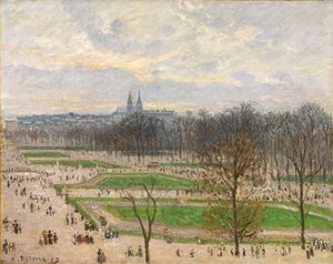 The Garden of the Tuileries on a Winter Afternoon