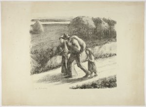 The Vagabonds by Camille Pissarro