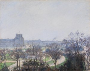 Tuileries Gardens by Camille Pissarro