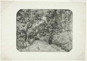 Wooded Lane at Pontoise