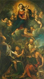 Madonna in Glory, or Madonna with Child and Saints by Camillo Boccaccino