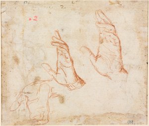 Study of Hands (verso) by Camillo Procaccini