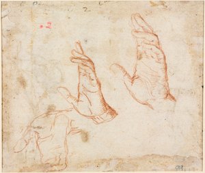 Study of Hands (verso) by Camillo Procaccini