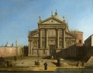 San Giorgio Maggiore in a Capriccio Setting by Canaletto