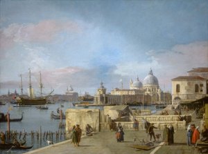 Entrance to the Grand Canal from the Molo, Venice, 1742-1744 by Canaletto