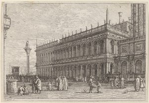 The Library by Canaletto