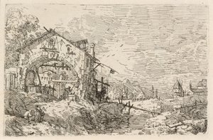 Landscape with a Woman at a Well
