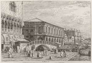The Prison. V. [lower left] by Canaletto