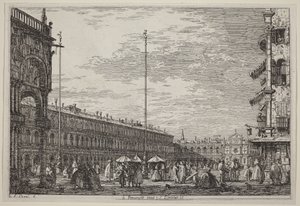 The New Procuratie and S. Ziminian V. by Canaletto