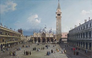 Piazza San Marco by Canaletto