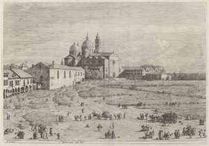 S. Giustina in pra della Vale, c. 1735-1746 by Canaletto