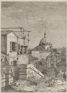 The House with the Inscription by Canaletto