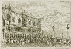 La Piera del Band V, from Vedute by Canaletto
