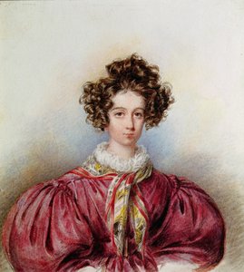 Portrait of George Sand, 1830 by Candide Blaize