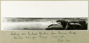 Looking over Turkish trenches from Samson Ridge by Capt. Arthur Rhodes