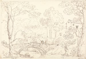 Bridge near Loweswater Church, 2 August 1835 by Capt. Thomas Hastings