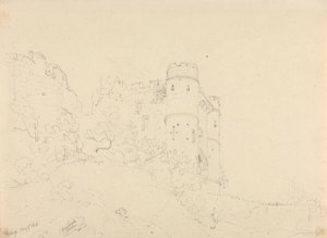 Carisbrooke Castle, 9 May 1826 by Capt. Thomas Hastings
