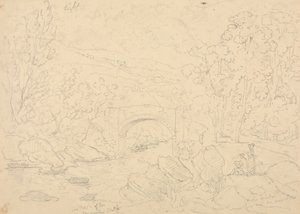 Holne Bridge, 30 May 1833 by Capt. Thomas Hastings