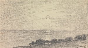 Sketch of a Low Sun over the Sea, 20 August, 1826