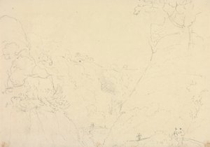 Sketch of a Road in a Ravine